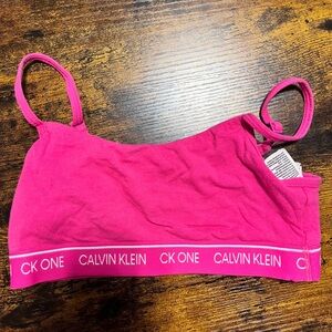 Calvin Klein Pink Sports Bra
